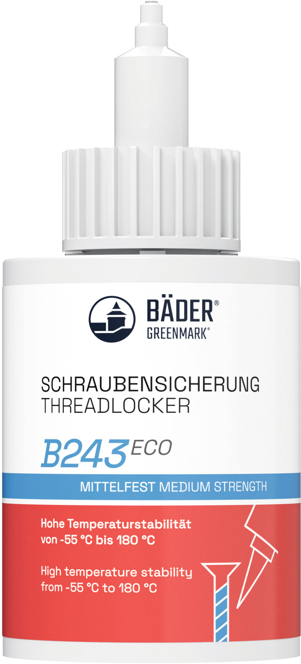 Schraubensicherung mittelfest B243 Eco 50ml blau