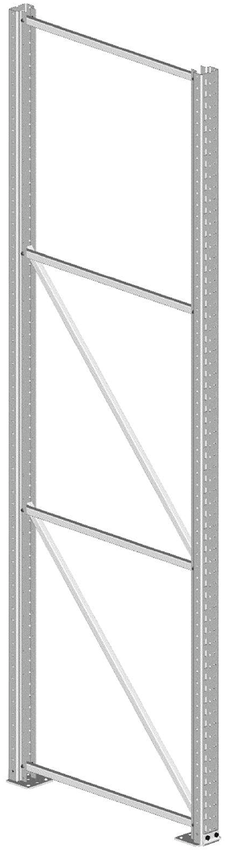 Ständerrahmen Palettenregal MULTIPAL SR 85/20mm verzinkt T800 x H3300mm