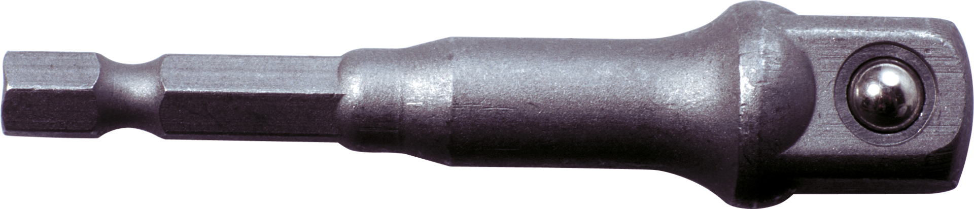 Adapter 1/4" für Stecknüsse Vierkantaufnahme L65mm 3/8"