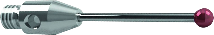 Tasteinsatz Rubin Schaft HM M3 D1,5mm L15,0mm