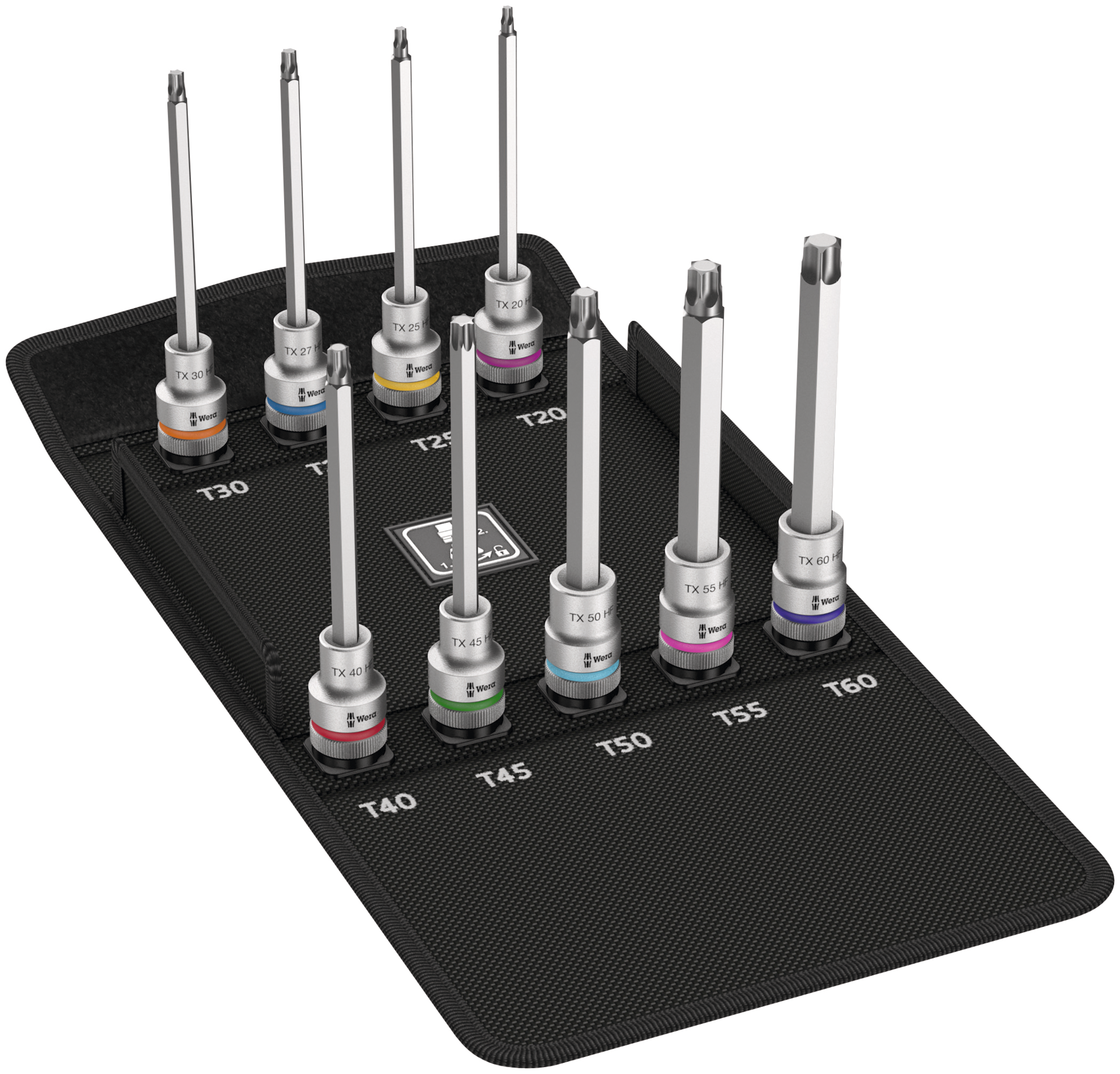 Bitstecknuss 1/2" TORX® lang Satz 9-teilig Zyklop