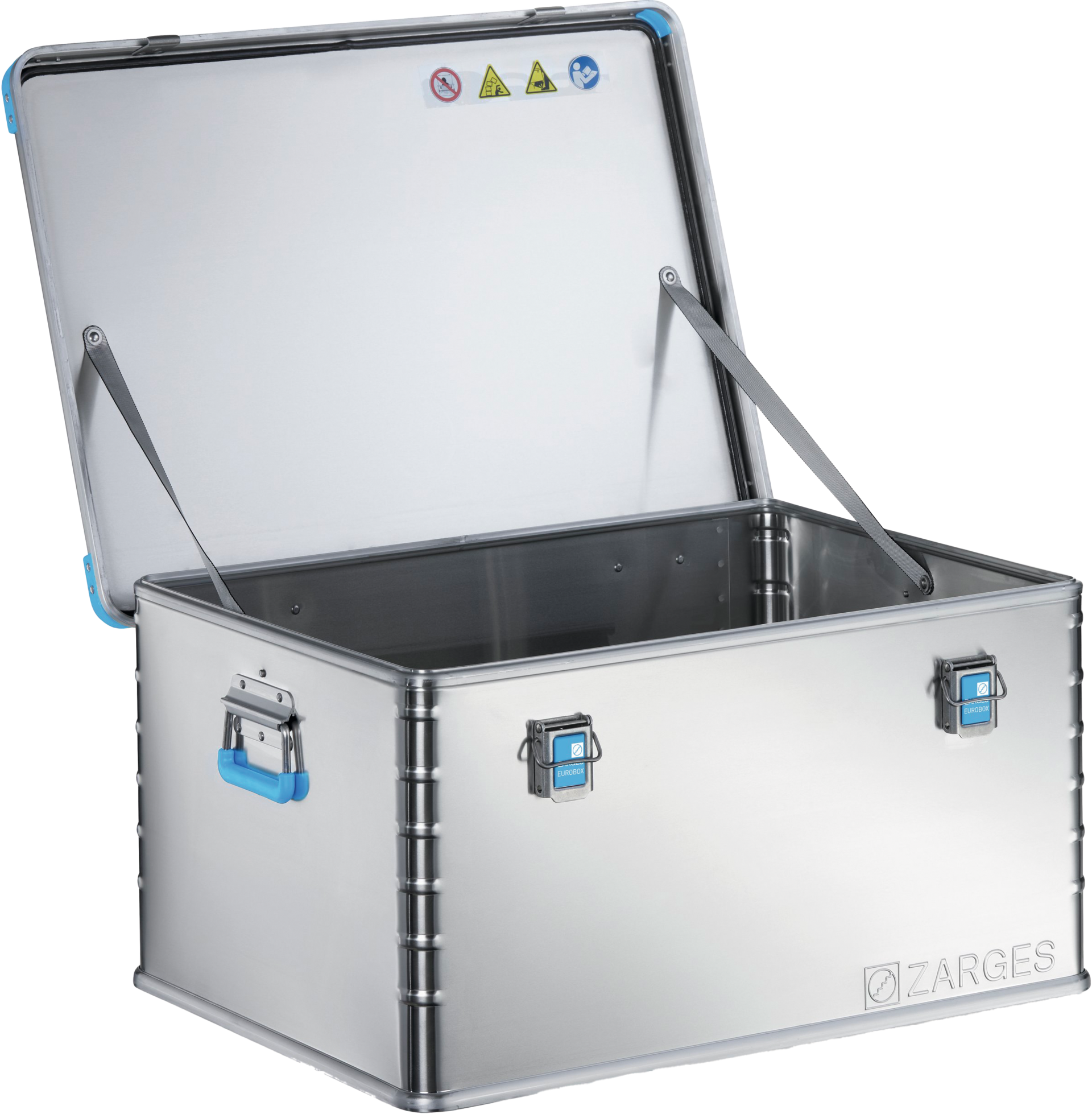 Transportbox Aluminium stapelbar Außenmaß L800 x B600 x H410mm 157 Liter