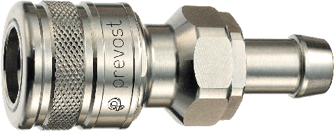 Industrie-Schlauchstück D19mm mit Wasserstop