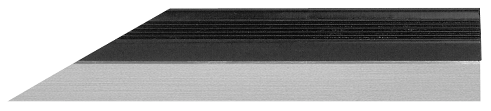 Haarlineal INOX Q22x6mm DIN874/00 rostfrei L100mm