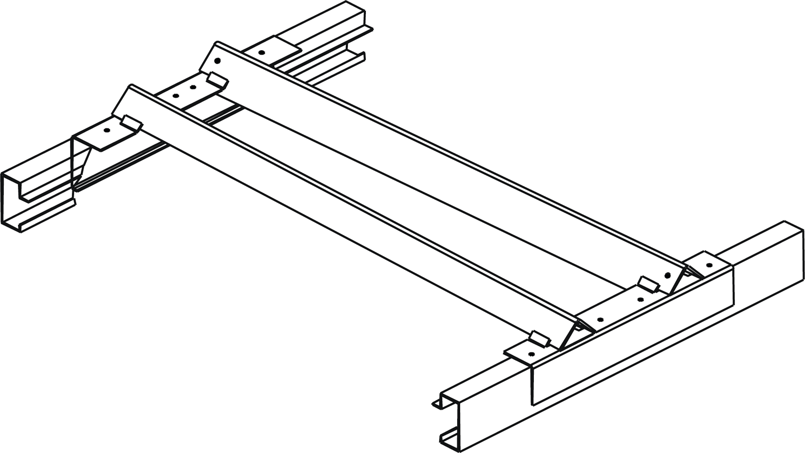 Fassauflage verzinkt B350 x T800mm