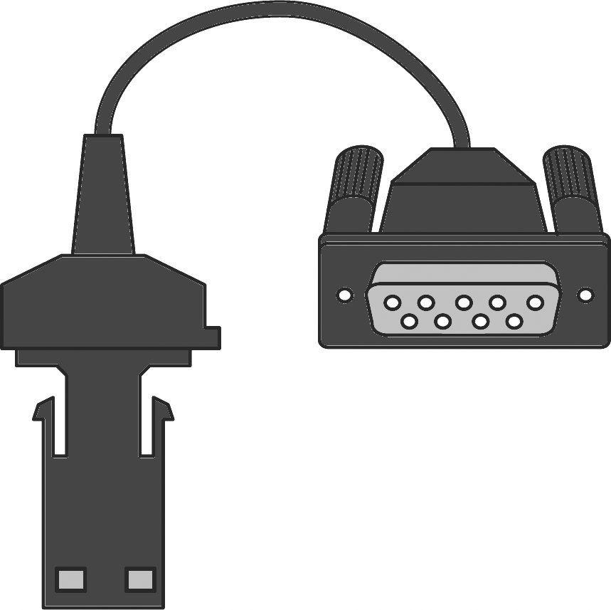 Verbindungskabel 2m opto elektronisch/RS232