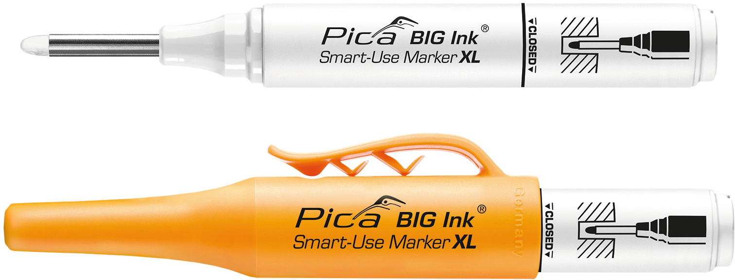 Tieflochmarker permanent Pica-BIG-Ink® "Smart Use Marker XL" weiß