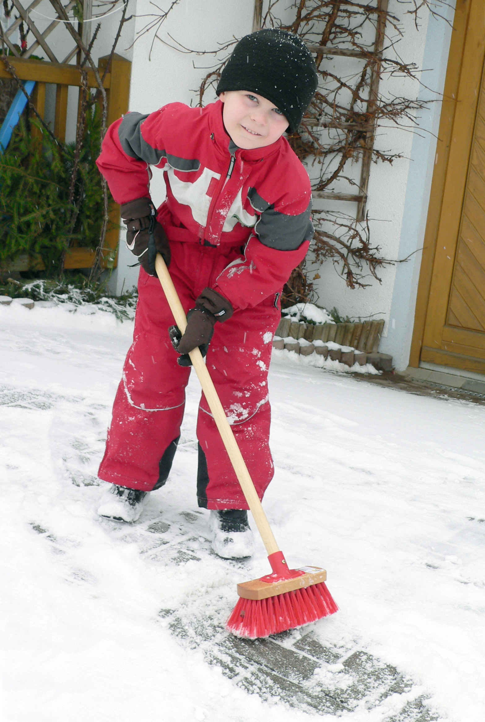 Kinder-Schneebesen 7 Borstenreihen B240mm Stiel L800mm