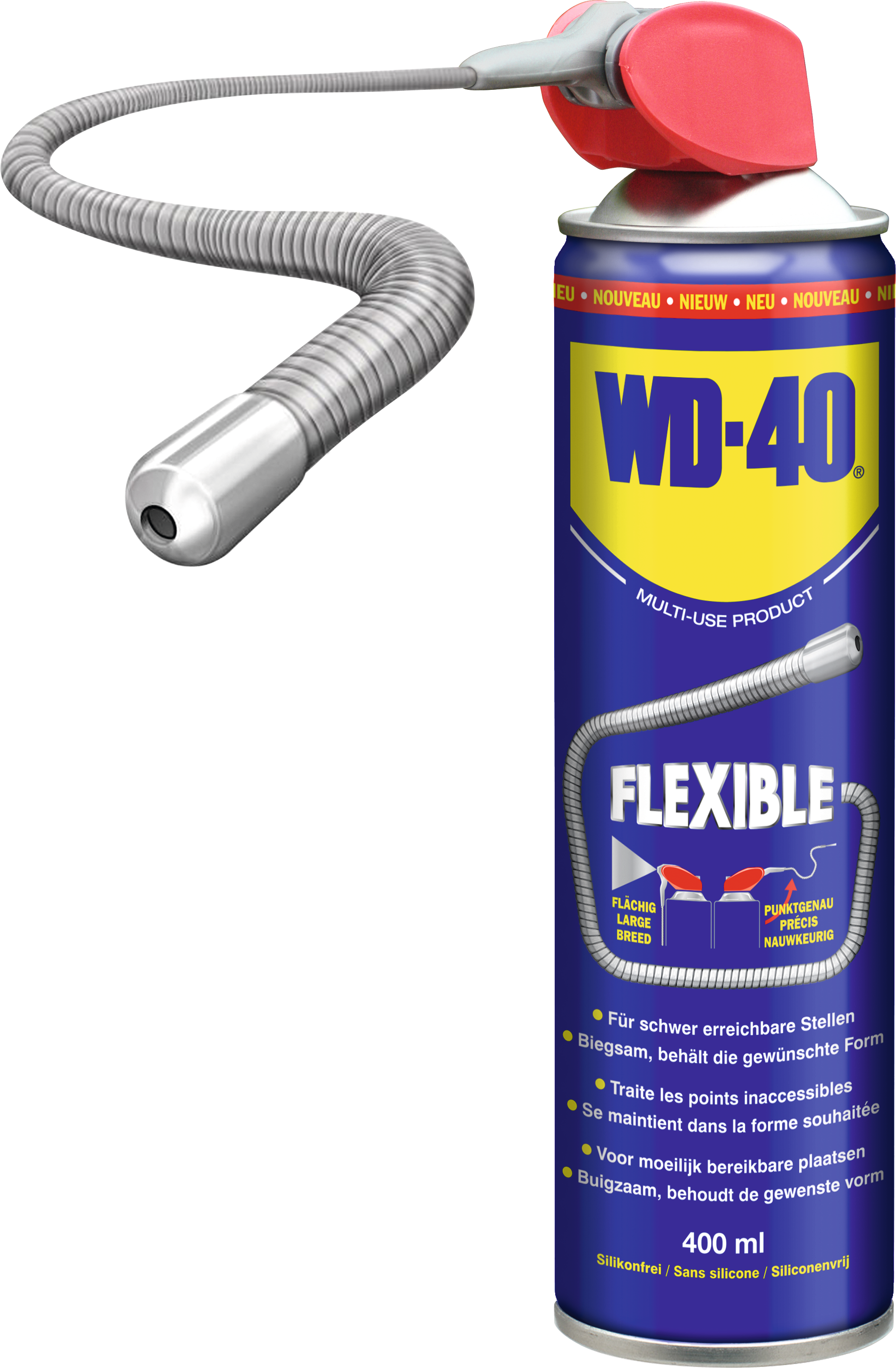 Multifunktionsöl WD-40® Spray 0,4l Flexi Straw