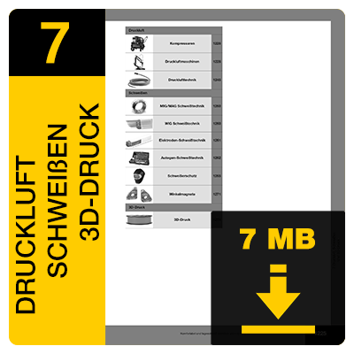 Drucklufttechnik, Schweißtechnik, 3D-Druck