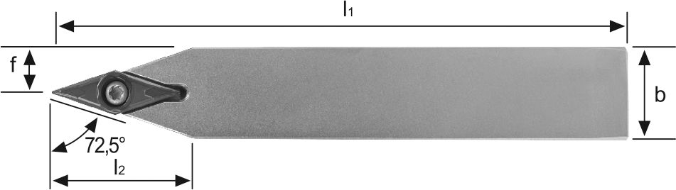 Klemmhalter SVVCN Außenbearbeitung für VC.. 11.. WSP SVVCN1212F11 neutral