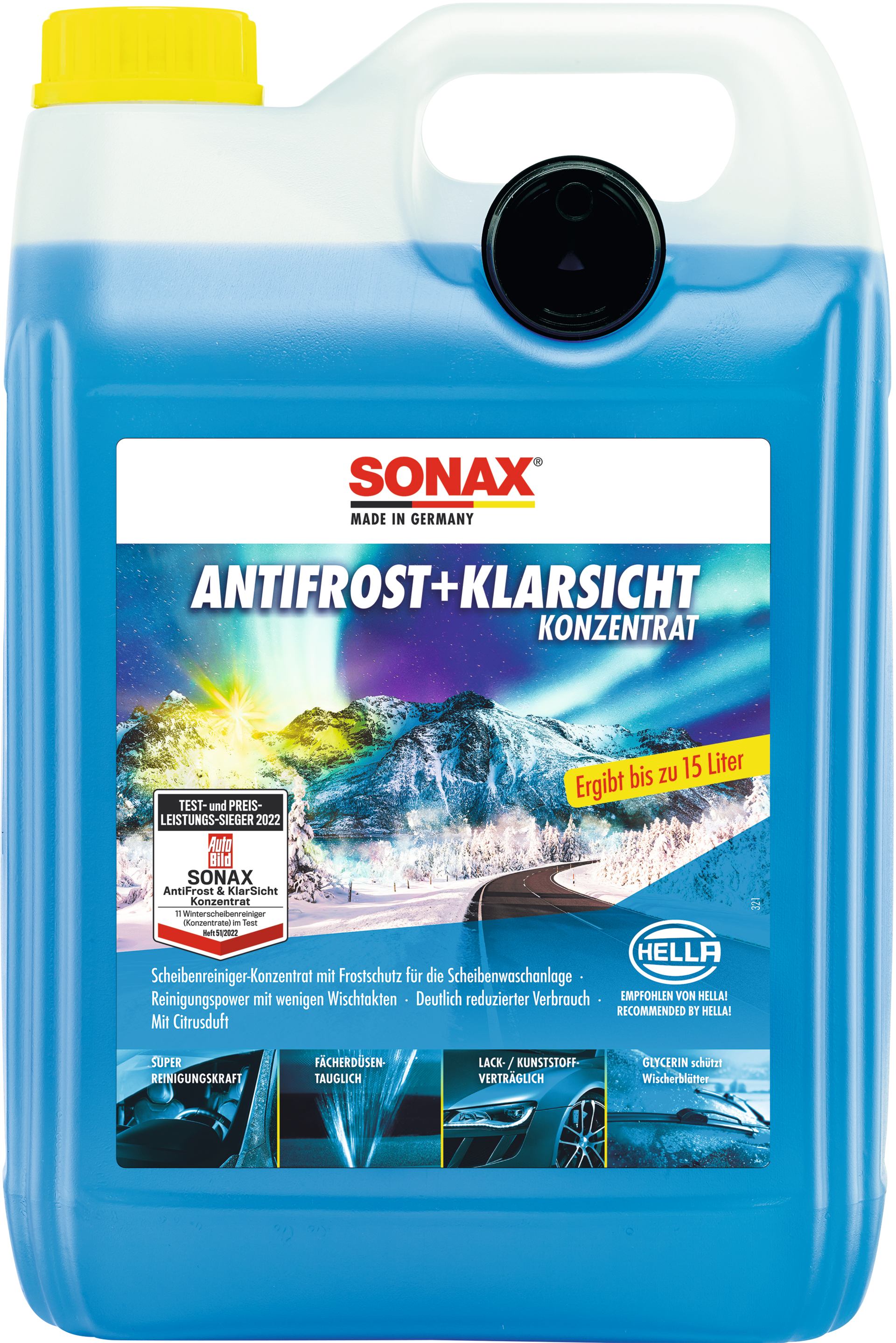 Scheibenfrostschutz Konzentrat "Antifrost & Klarsicht" 5l