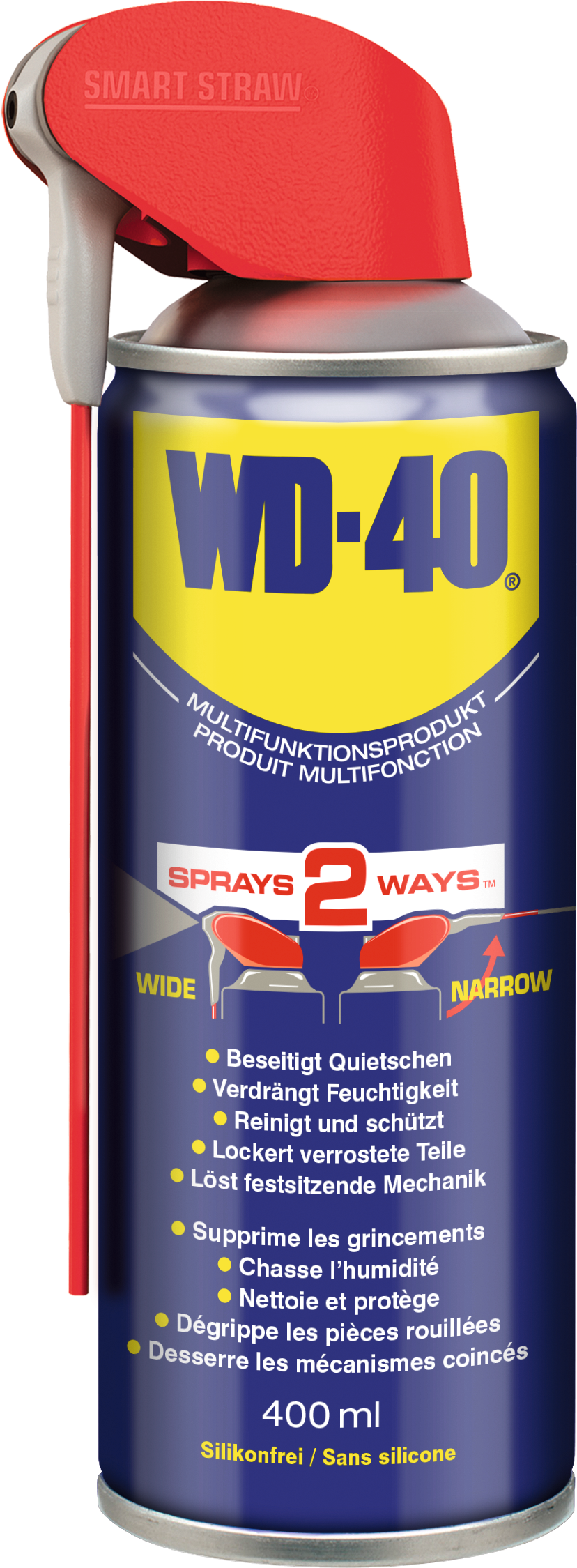 Multifunktionsöl WD-40® Spray 0,4l Smart Straw