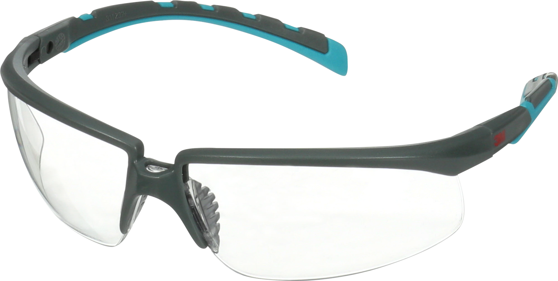 Schutzbrille UV-Schutz Solus™ 2000 Gestell  türkis/grau Scheibe klar