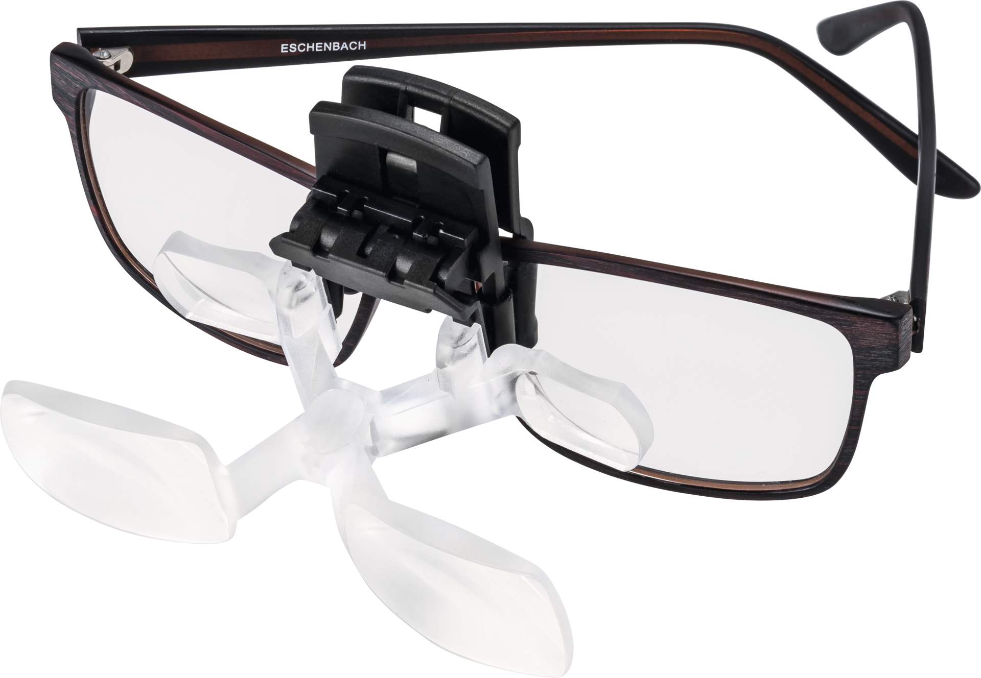 Lupenbrillenvorsatz maxDETAIL Clip Augenabstand 62-70mm Vergr. 2-fach
