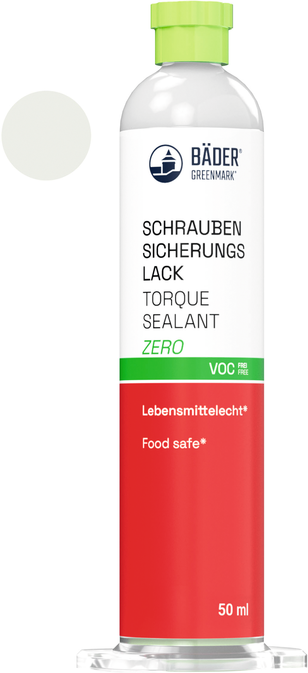 Schraubensicherungslack Zero lösungsmittelfrei 50ml Kartusche blau