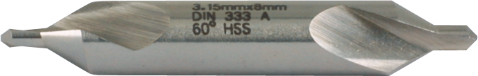 Zentrierbohrer HSS 60° Form A DIN333 D5mm