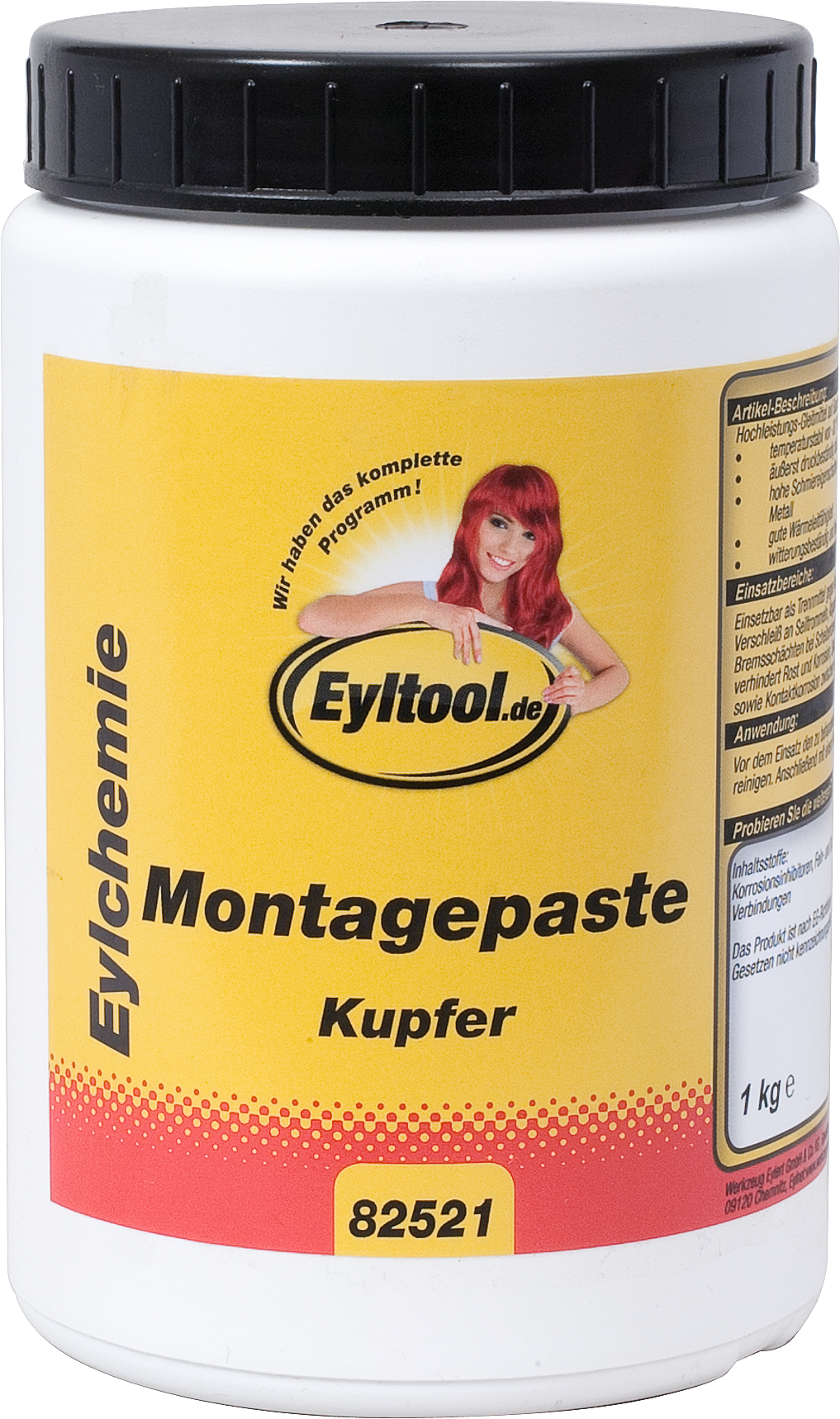 Montagepaste Kupfer Dose 1kg