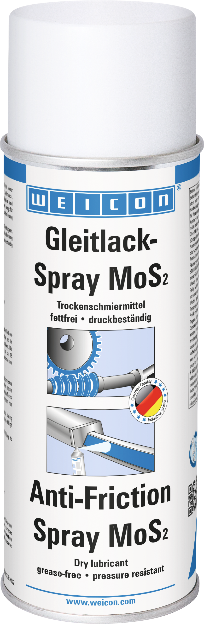 Gleitlack Spray MoS² 0,4l