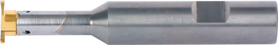 Zirkular-Nutenfräser mit VHM-Schaft L130mm nach DIN1835-B D16mm FL64mm