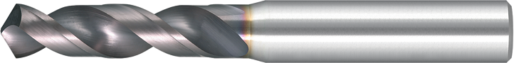 Spiralbohrer kurz mit verstärktem Schaft HSSE TiAlN Typ N 140° WN D5,2mm