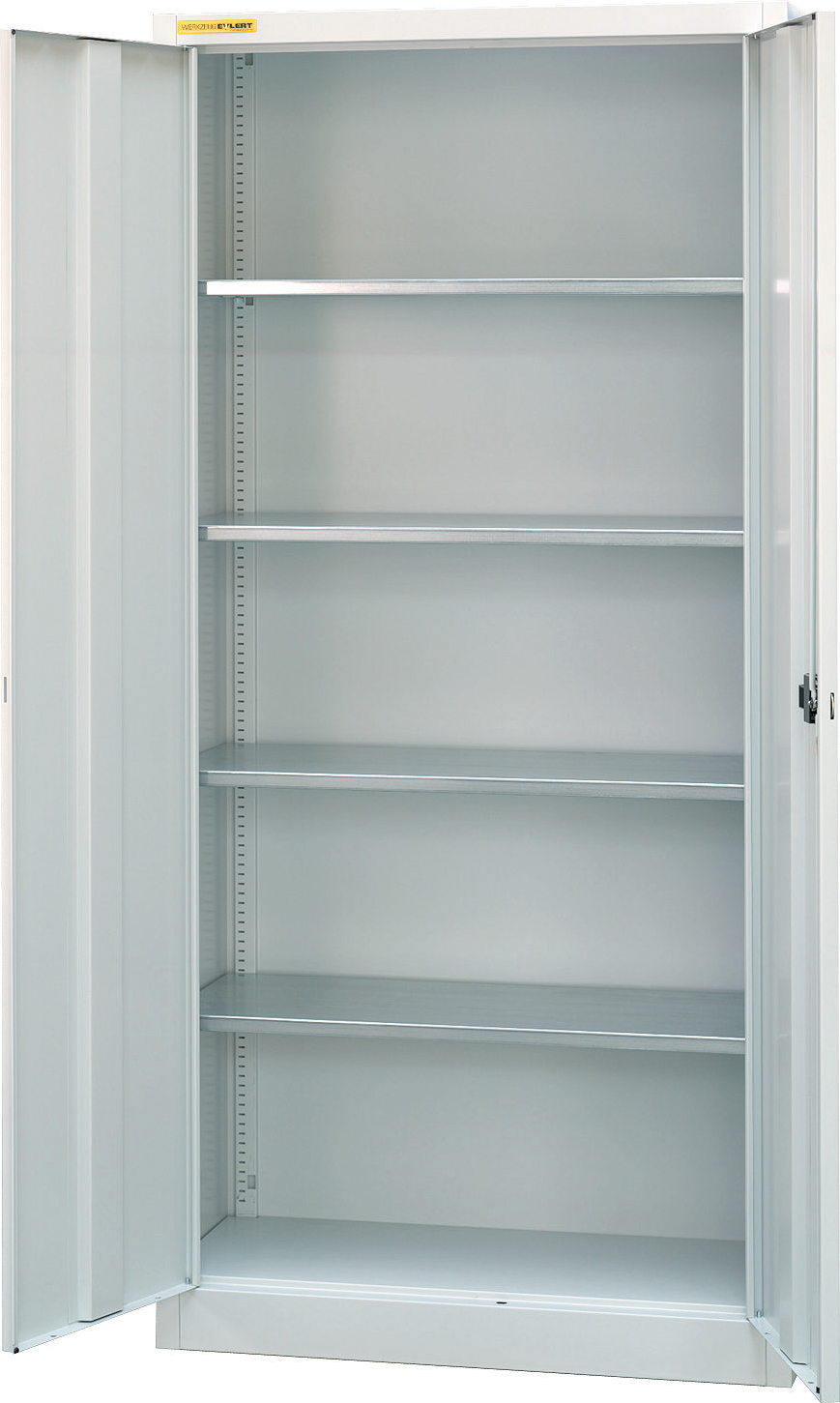 Flügeltürenschrank RAL7035 B930 x H1950 x T400mm