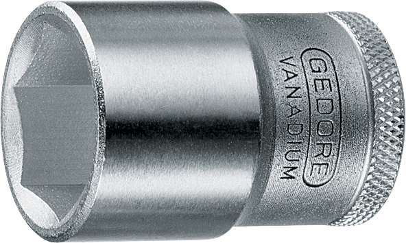 Stecknuss 1/2" Sechskant L40mm SW19mm