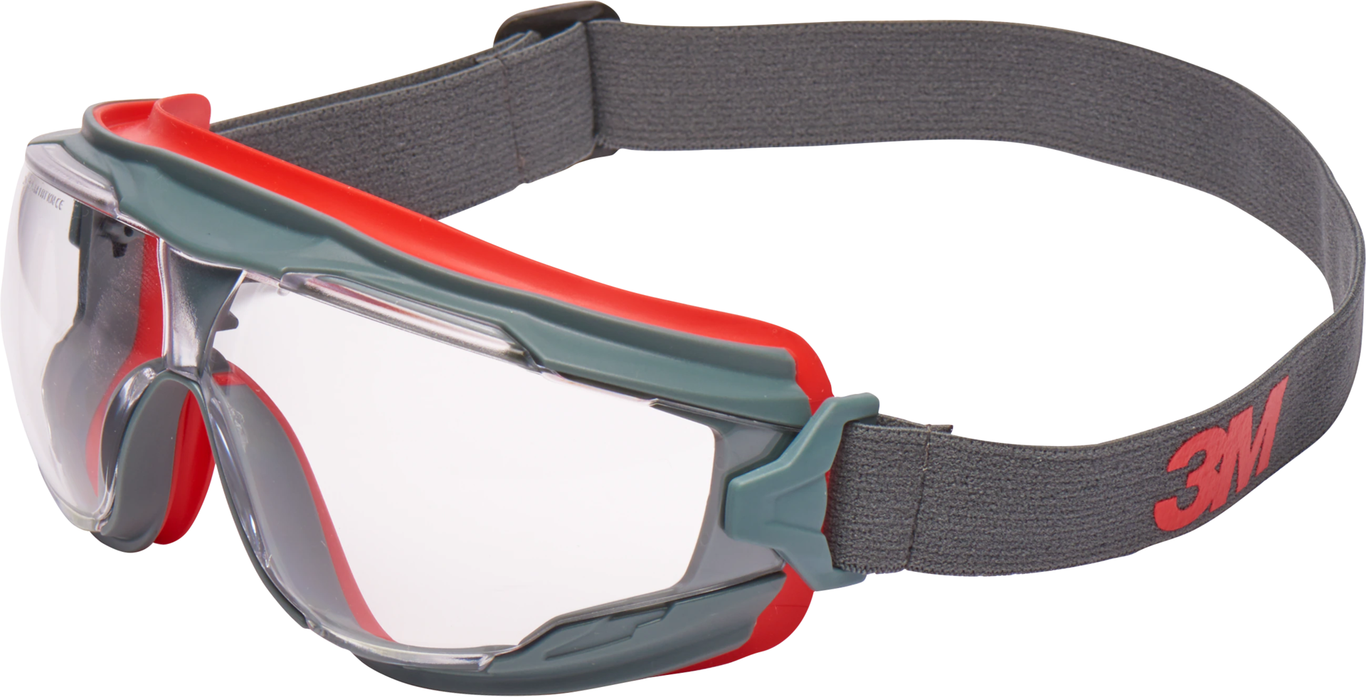 Vollsichtschutzbrille GoggleGear™ 500 Gestell rot/grau Scheibe klar