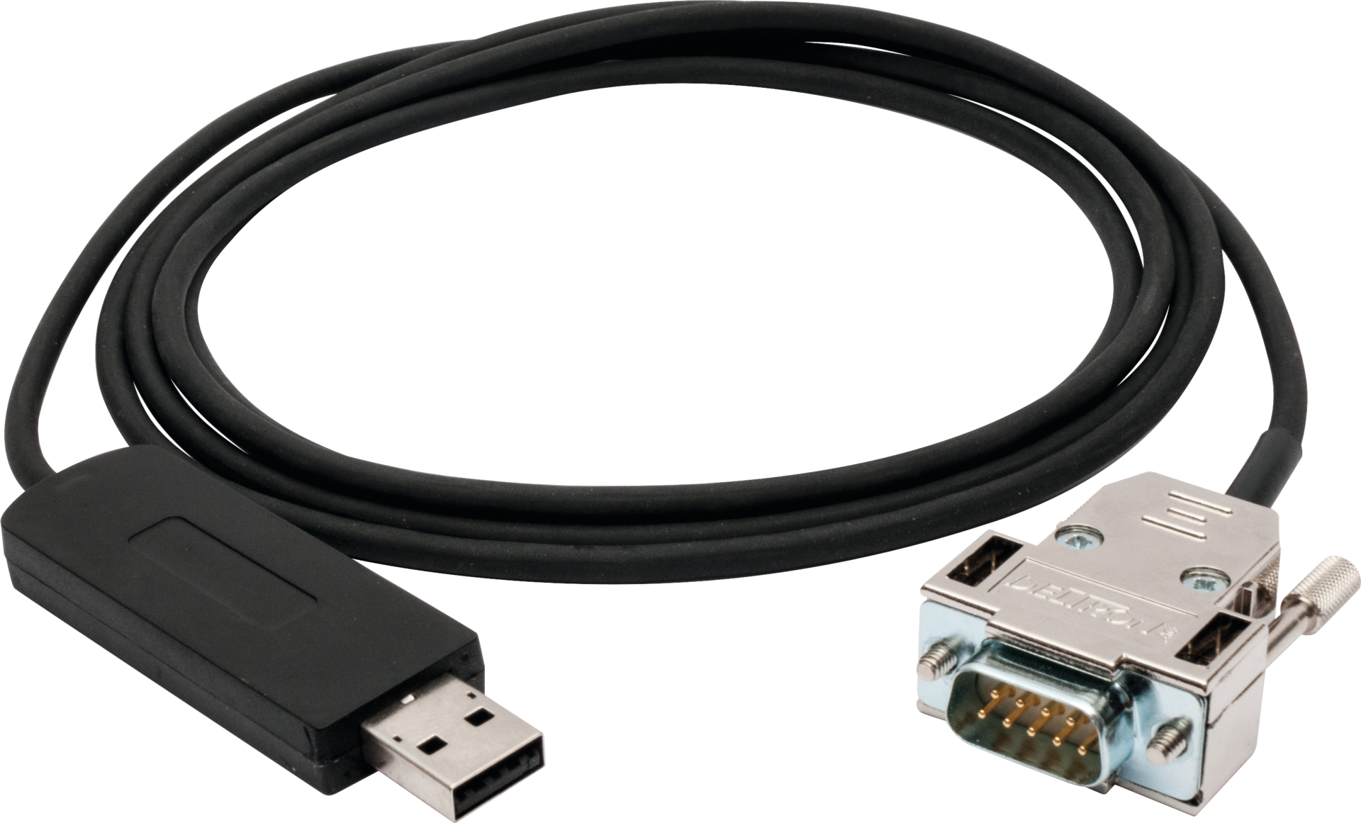 Verbindungskabel und Kabeladapter 2m Sub-D 9polig/USB mit Treiber und DEMO-Software