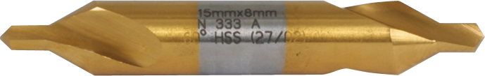 Zentrierbohrer HSS TiN 60° Form A DIN333 D1,6mm