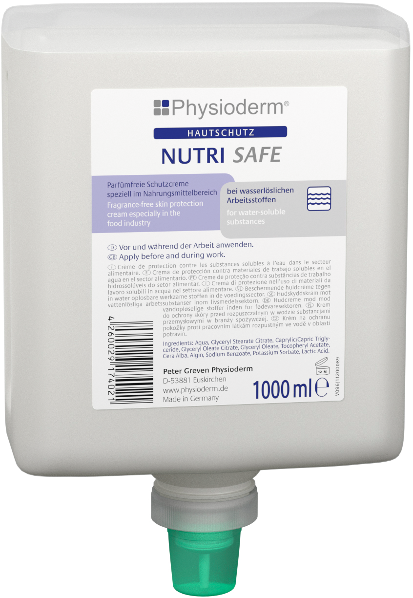 Hautschutzcreme Nutri-Safe 1l Kartusche