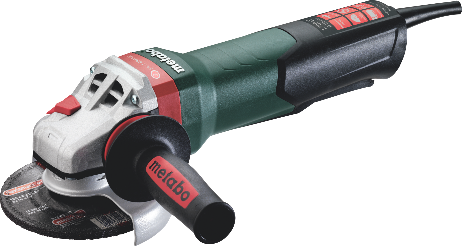 Winkelschleifer 125mm Metabo® 1700W WEPBA 17-125 Quick