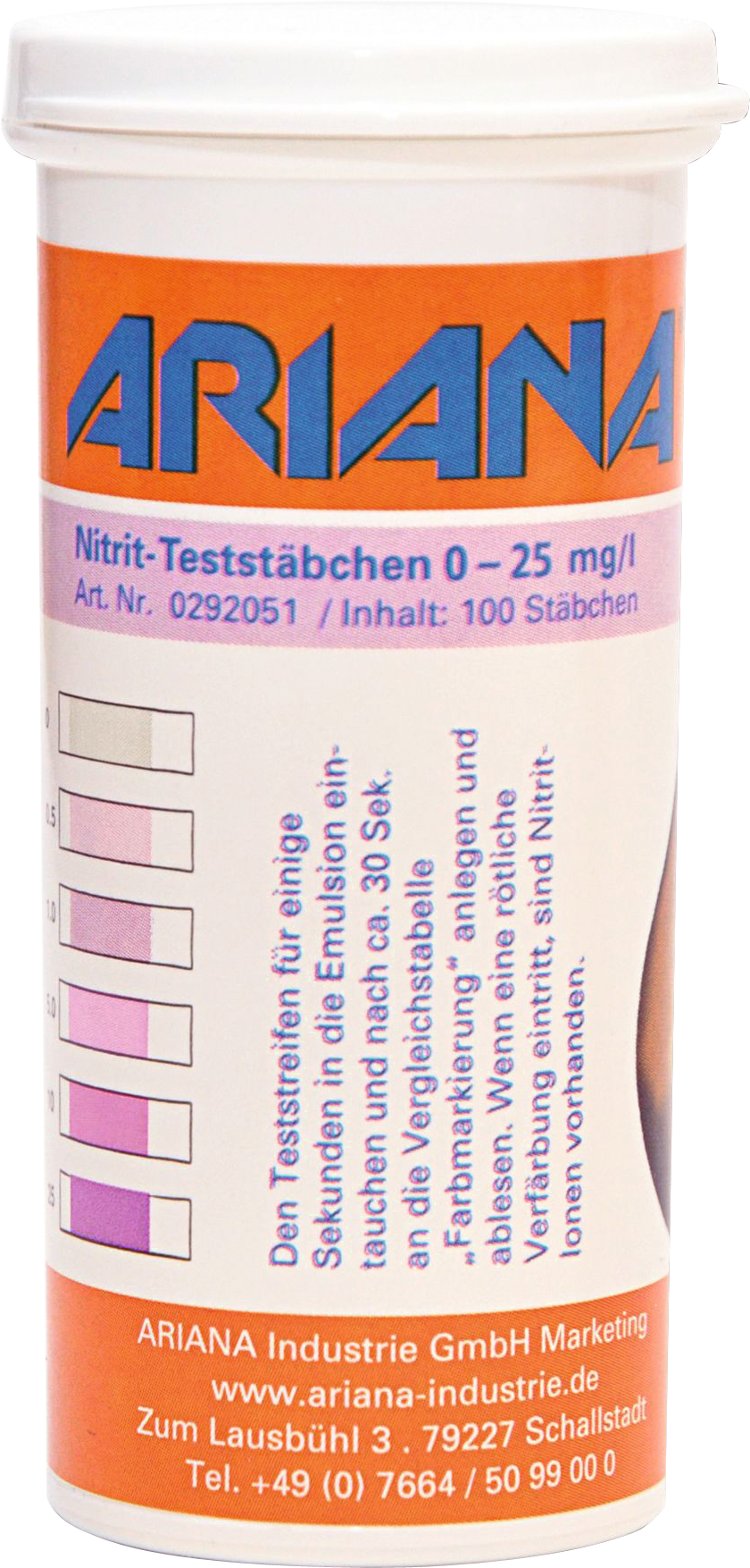 Teststreifen Nitrit-Teststreifen 0-25 mg/l