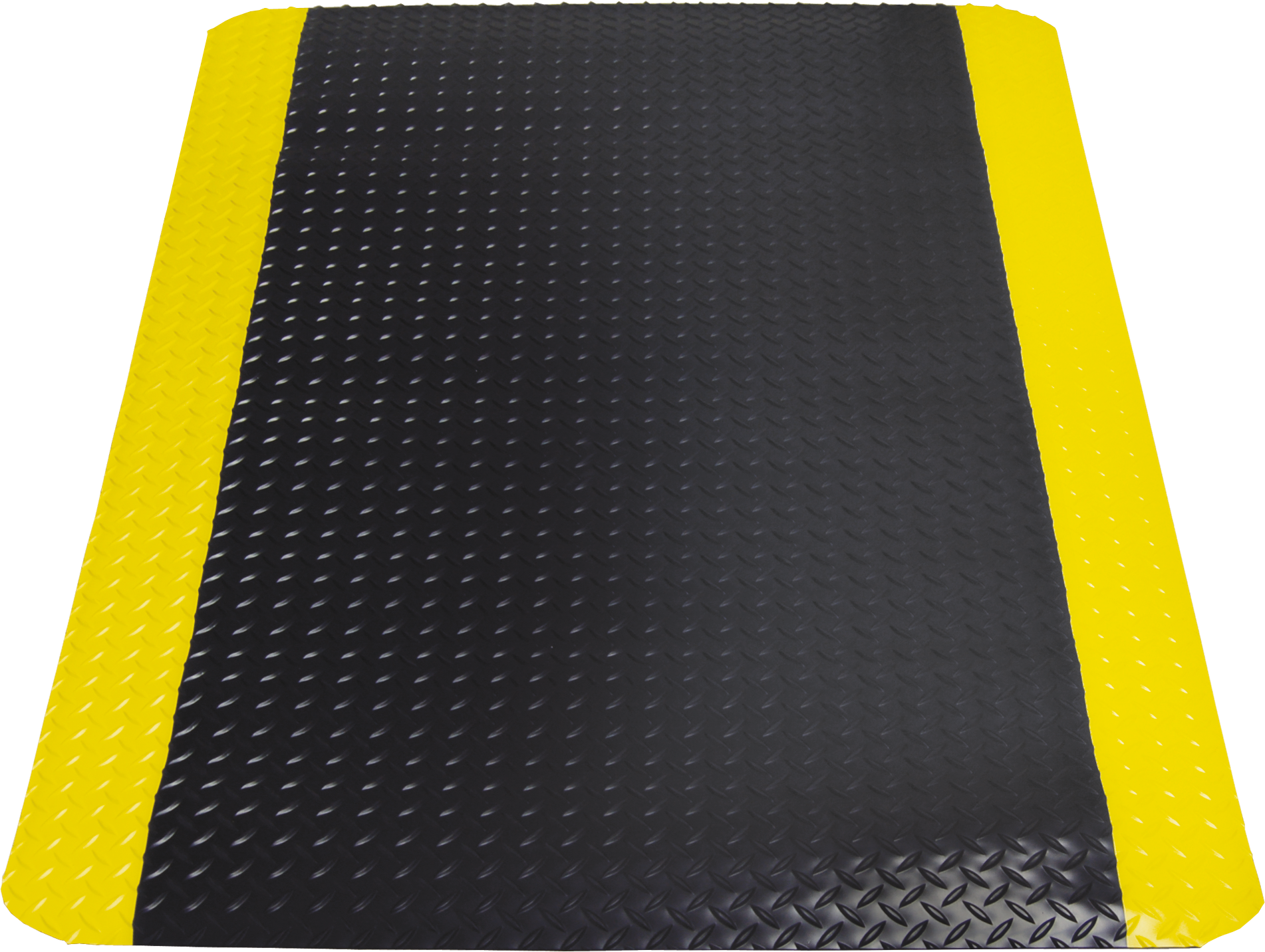 Bodenmatte Yoga Deck Ultra Zuschnitt 900x1500mm schwarz/gelb