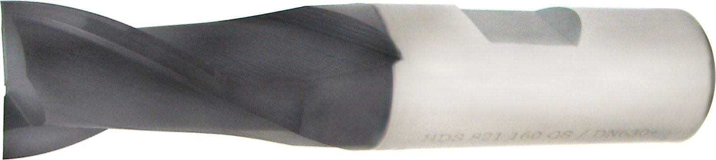 Schaftfräser HDS TiAlN Z2 Typ N 30° DIN327/1835-B kurz D5mm