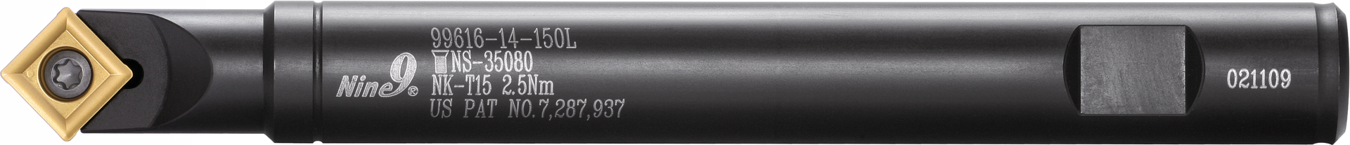 Klemmhalter zum Anbohren 90° Schaft-D16mm L150mm für WSP SXM(C)T 11T308+116896