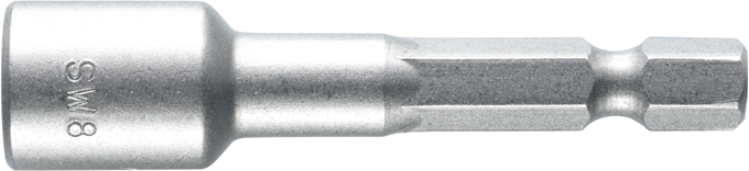Bit 1/4" Steckaufsatz Sechskant magnetisch L50mm SW5,5mm