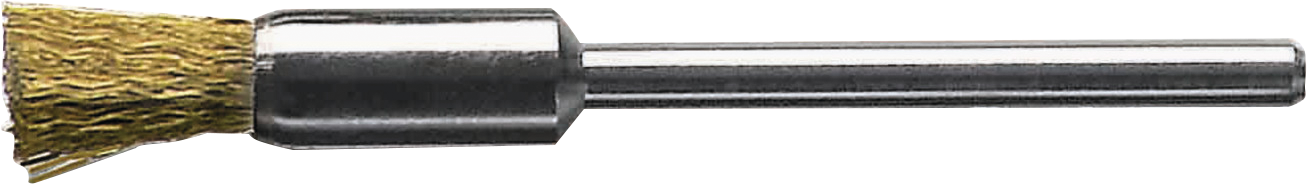 Pinselbürste Schaft 3,18mm Messingdraht gewellt 0,1mm D5mm