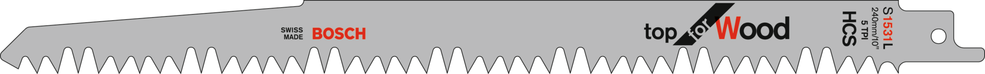 Säbelsägeblatt Pack Holz S 1531 L 240mm ZpZ5