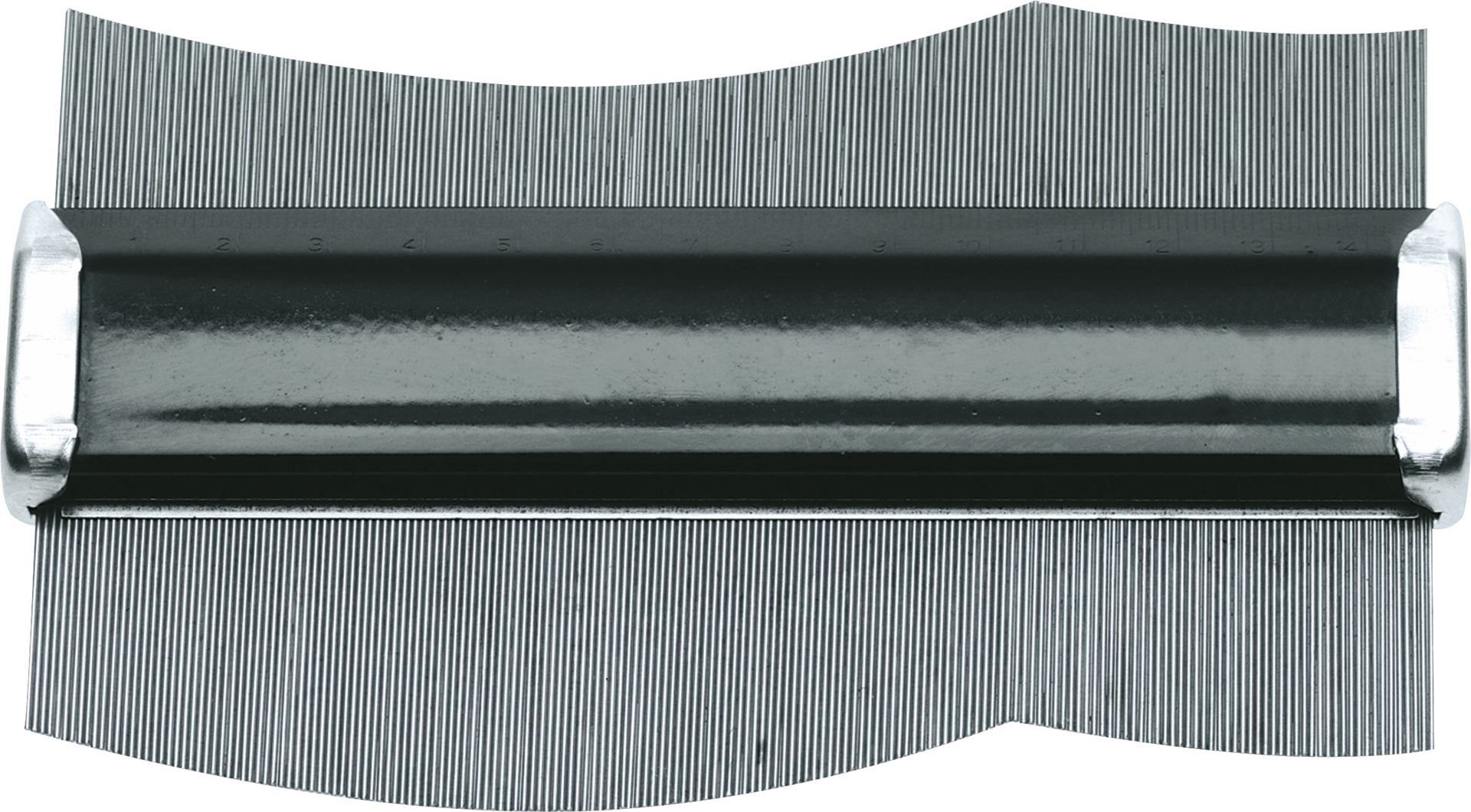 Profillehre zur Übertragung von Profilen und Konturen Länge 350mm Stahl