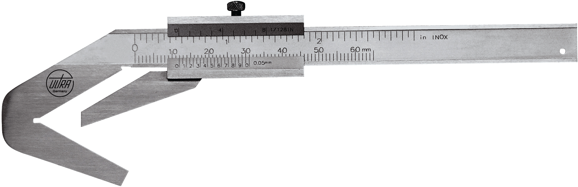 Messschieber 3-/5-Punkt MB2-40mm Abl. 0,01mm für 5-schneidige Werkzeuge