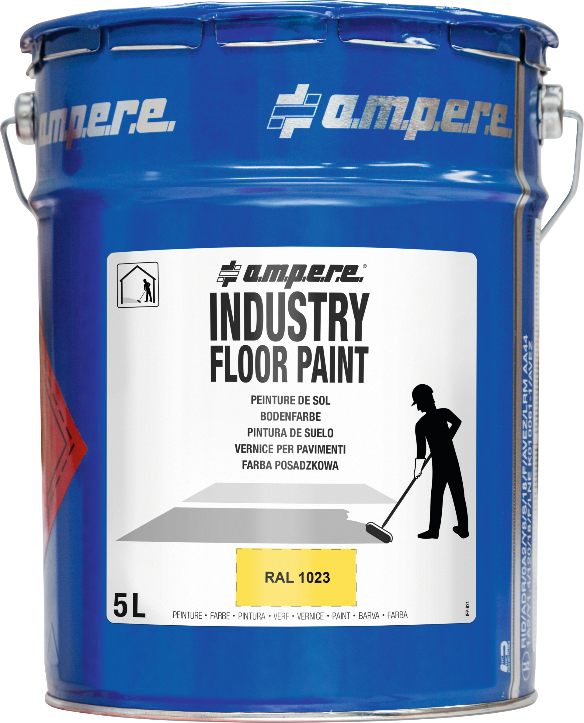 Bodenmarkierungsfarbe "Industry-Floor-Paint®" 5l rot