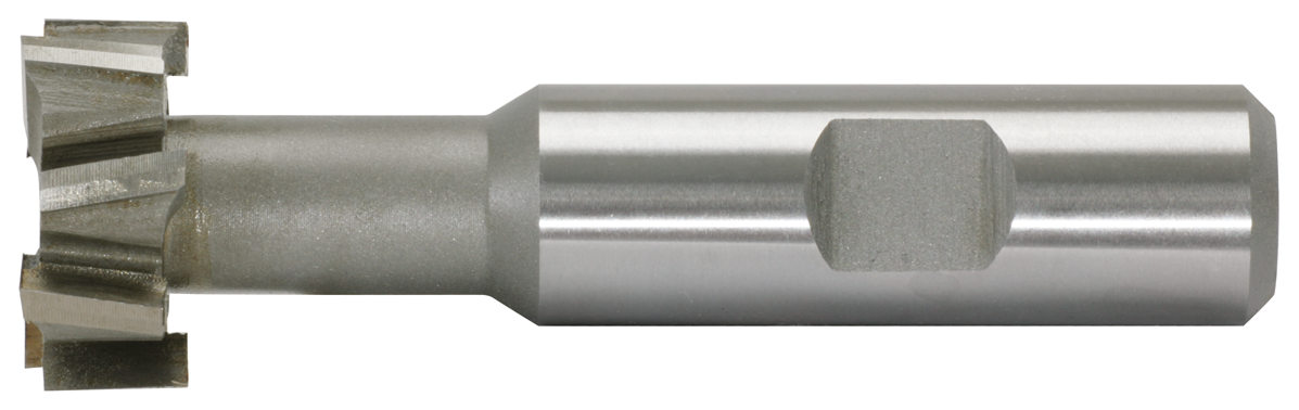 T-Nutenfräser kreuzverzahnt HSSE L62mm Z6 DIN851/1835-B D16x8mm