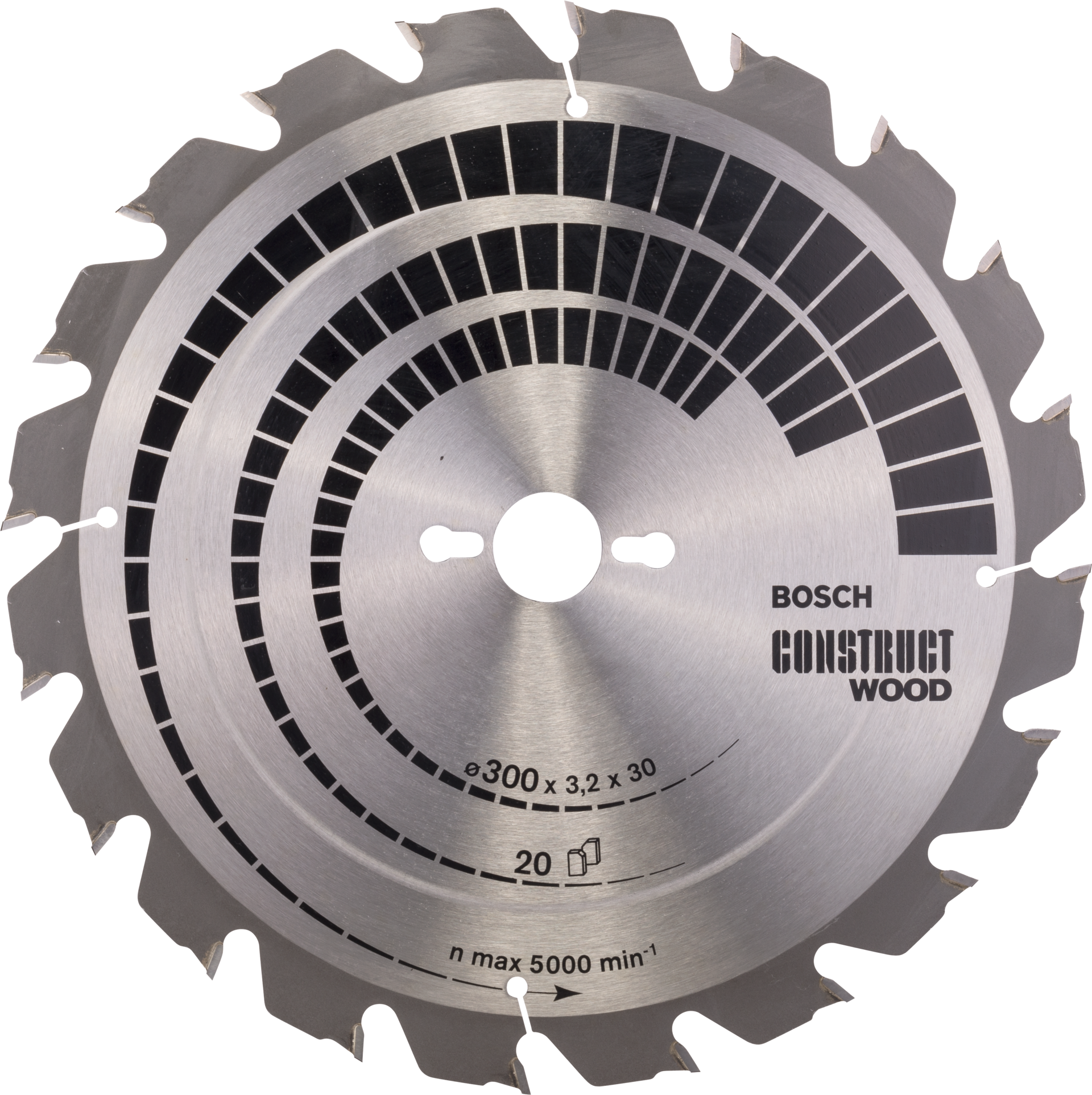 Baukreissägeblatt HM nagelfest D450x30mm Z32