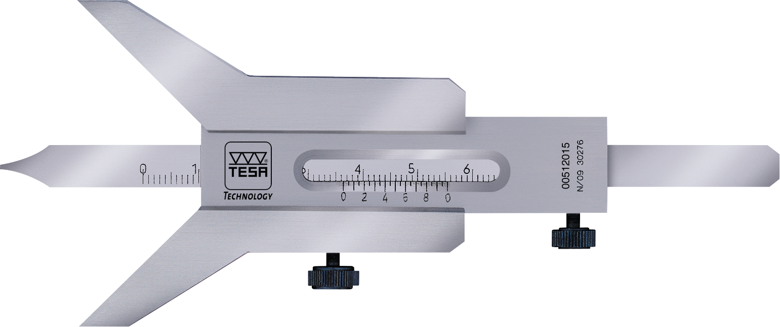 Messschieber Keilnuten Abl. 0,05mm MB6-120mm