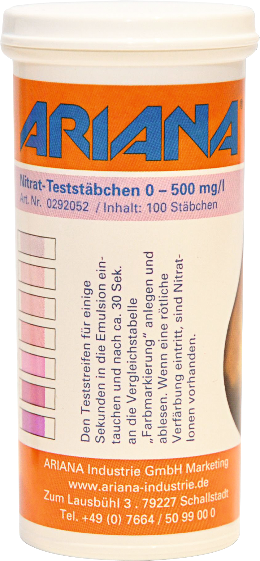 Teststreifen Nitrat-Teststreifen 0-500 mg/l