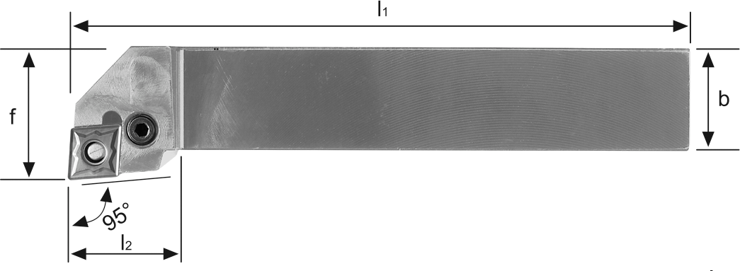 Klemmhalter PCLN 95° Außenbearbeitung für CN.. 12.. WSP PCLNL1616H12 links