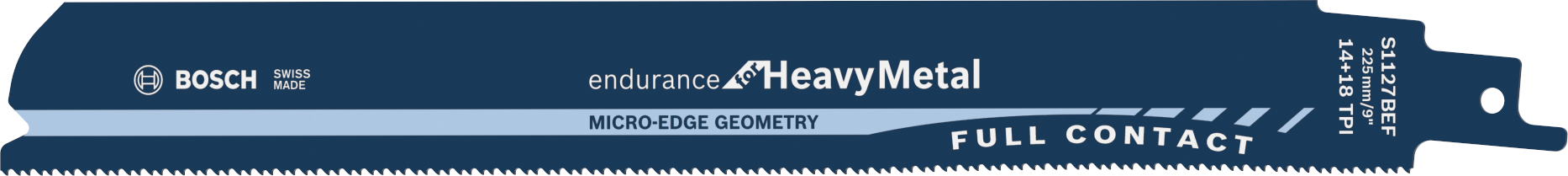 Säbelsägeblatt Pack Metall "stabil und präzise für schwere Arbeiten" S 1127 BEF 225mm ZpZ14/18
