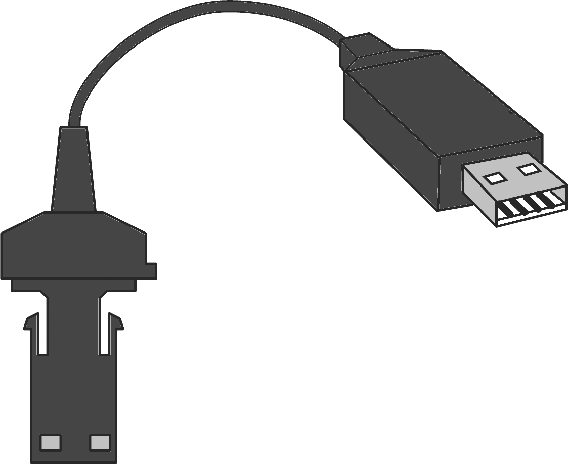 Verbindungskabel 2m opto elektronisch - USB